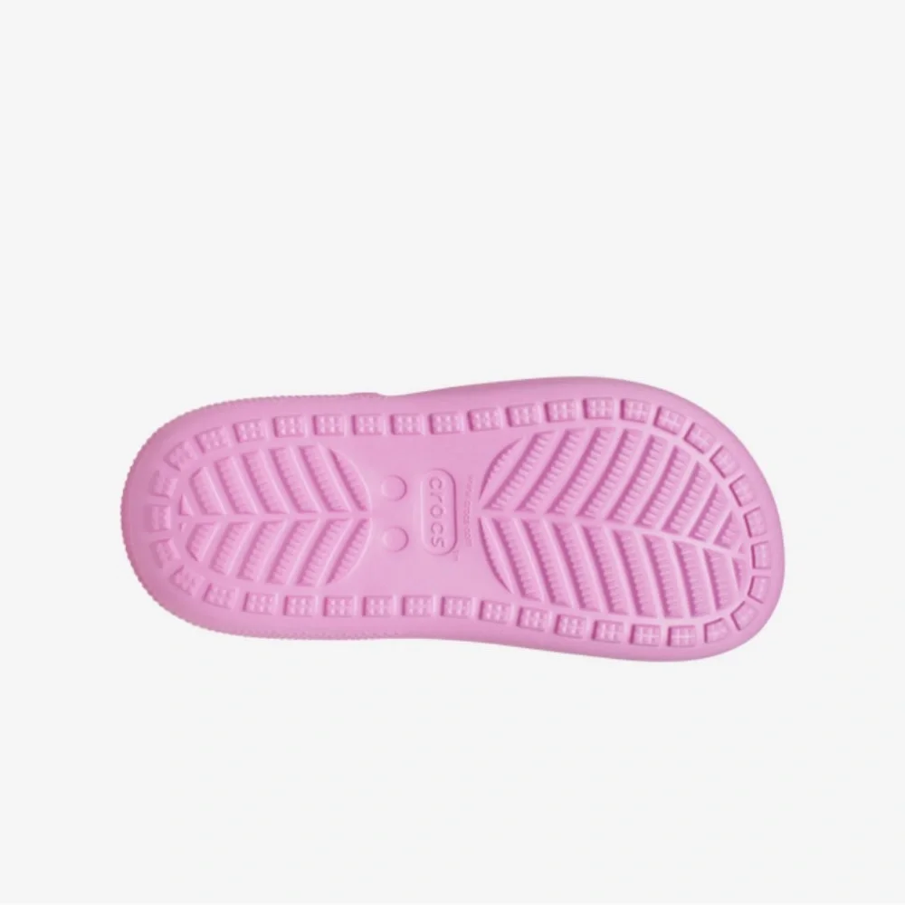 Crocs Kids Platform Shoes-Cutie Crush Clogs For Teen Taffy Pink Kids 207708-6SW - Picture 4 of 4